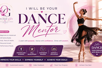 coach and mentor you in dance from beginner to advanced