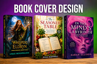 do book cover design, ebook cover, kdp book cover