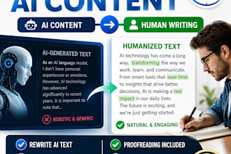 humanize ai content, rewrite chatgpt text, and edit ai generated content