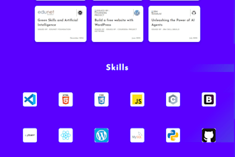 develop full stack web applications