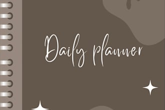 create a printable planner