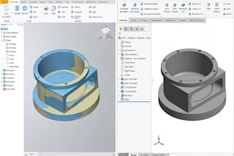 reverse engineer stl, obj, mesh and 3d scans into cad for manufacturing