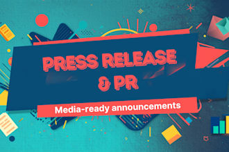write a professional press release and media pitch