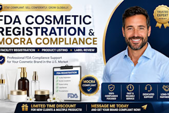 do fda cosmetic registration and mocra compliance for your brand