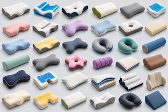 design smart ergonomic medical pillow, cervical pillow, healthcare, sleep help