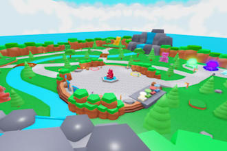 build  roblox map, terrain map, realistic low poly map, roblox environment model