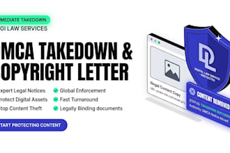write a strict copyright infringement and dmca takedown demand letter