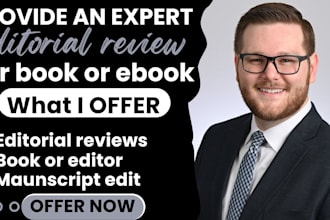 write editorial reviews for your book or ebook