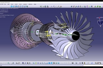 design anything using catia with 2d drawing