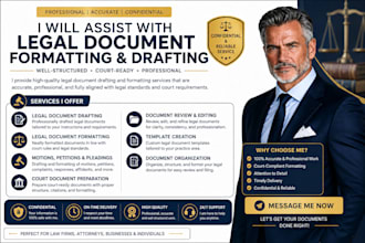 draft and format legal documents for attorneys and law firms
