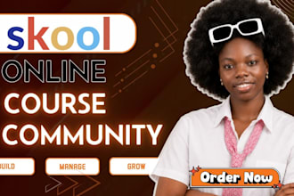 create skool online course content skool community skool setup content creation