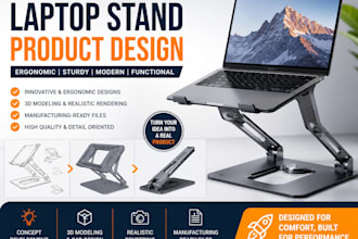 design modern and ergonomic laptop stand products