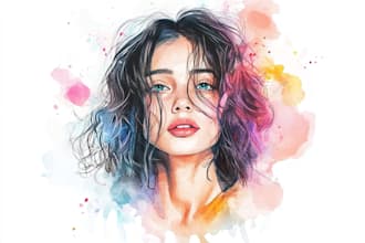 design a watercolor illustration