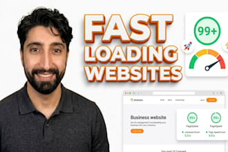 design fast loading business website, restaurant, bar website