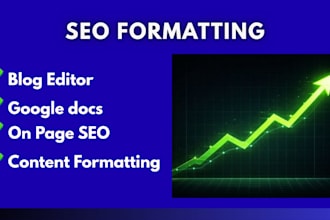 format and edit your blog posts for seo