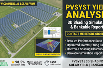 do pvsyst solar yield analysis and 3d shading simulation