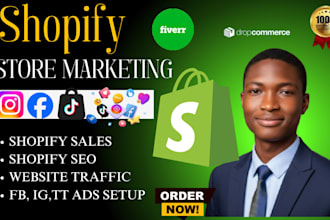 boost shopify store sales via shopify marketing, shopify promotion, store SEO