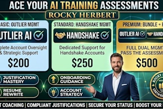 guide you to pass the outlier ai assessment and quality test