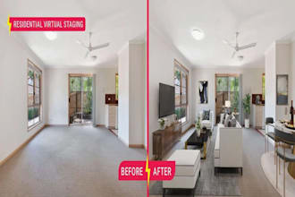do virtual staging, virtual furniture, virtual renovation services