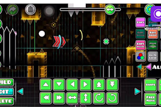 decorate your geometry dash level, geometry dash layout to a rated worthy style
