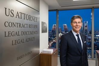 be your US attorney for contract review and legal writing