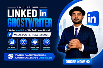 be your linkedin ghostwriter and brand strategist