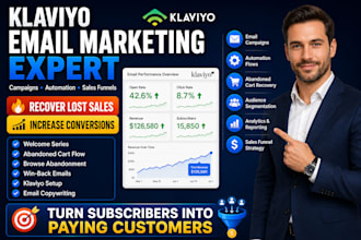 do bulk email list and leads, email campaign management and klaviyo email flow