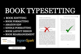 do book typesetting book formatting paperback formatting book editing