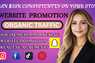 promote website, peptide, substack with social media marketing to boost traffic