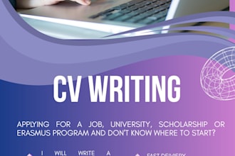 write a professional resume and CV