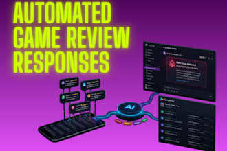 create automated google play review and response system for mobile games