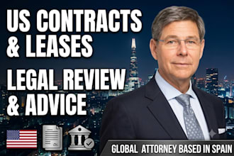 be your US attorney for contract review and lease legal advice