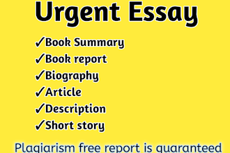 do book summary writing and urgent essay on any topic