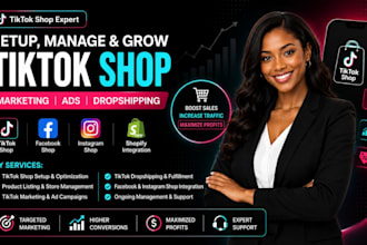 setup tik tok shop tik tok shop marketing manage tiktok ads tiktok dropshipping