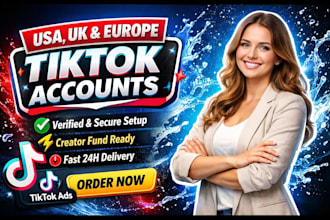 create USA tiktok account, usa tiktok shop, tiktok ads manager
