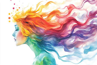do a watercolor illustration