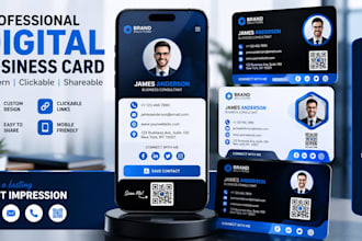 create a professional digital business card for your brand