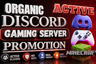 discord promotion, discord advertising, minecraft promotion, discord growth