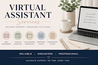 manage your email, scheduling and admin tasks as a virtual assistant