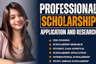 search apply for scholarship fellowship sponsorship assistantship phd funding