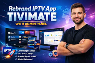 rebrand iptv player android iptv app like ibo player smarter tv xciptv and panel