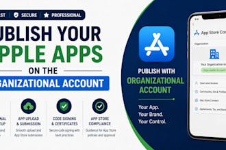 help publish apps on apple organization apple store