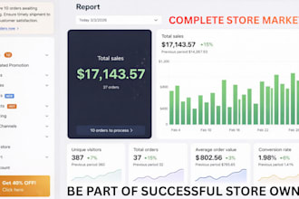be sellvia, shopify va, etsy marketing, dropshipping store setup sales boost pro