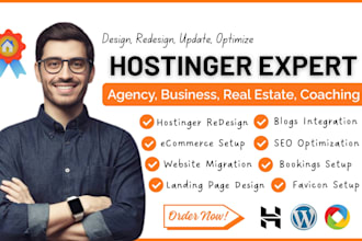 hostinger website design hostinger website redesign hostinger seo optimization