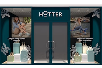 create realistic 3d retail display visuals for your brand