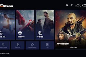 rebrand iptv smarter pro, ibo player and sparkle tv with admin panel
