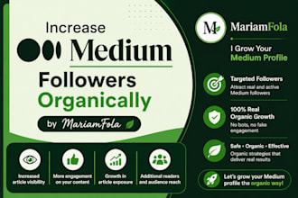 grow your medium article with organic promotion