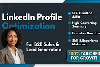 provide linkedin profile optimization for b2b sales