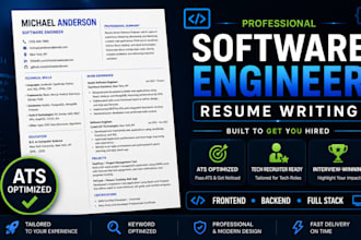 write ats resume for software engineer full stack developer mobileapp developer