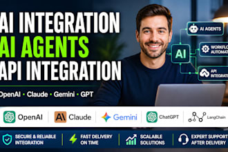 do ai integration, ai agent, openai API, claude API, gemini API integration